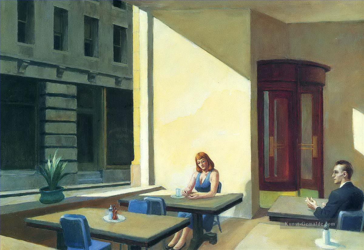 Sonnenlicht in der Cafeteria Edward Hopper Ölgemälde